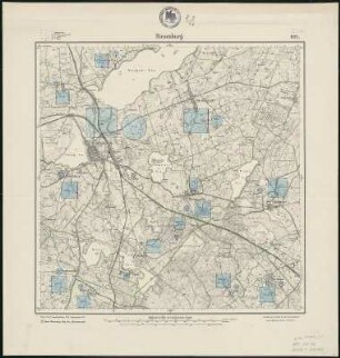 Meßtischblatt 892 : Riesenburg, 1910 : Riesenburg. - Aufn. 1908. - 1:25000. - [Berlin]: Reichsamt für Landesaufnahme, 1910. - 1 Kt.