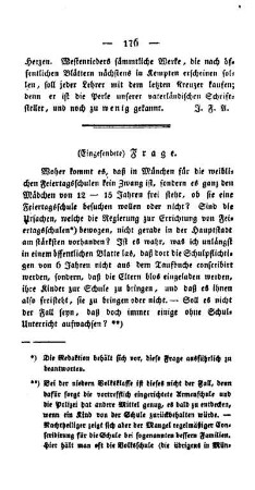 Eingesendete Frage