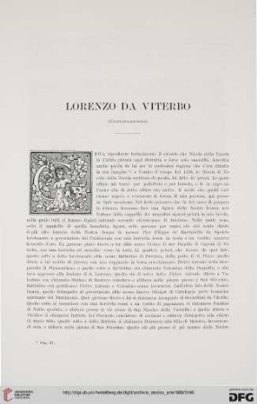 1: Lorenzo da Viterbo, [2]
