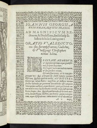 2r-6r Oratio Valedictoria
