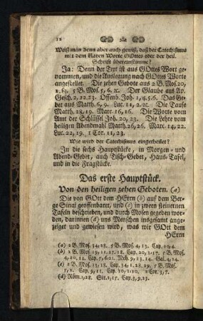 Das erste Hauptstueck: Von den heiligen zehen Geboten