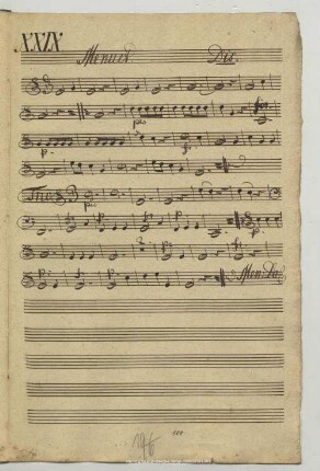 29. Stamitz, Johann, Sinfonie Es-Dur <3. Menuett>