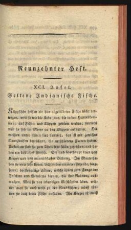 Neunzehnter Heft.
