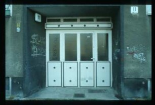 Diapositiv: Leuschnerdamm 11, Oktober 1991