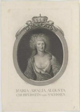 Bildnis der Maria Amallia Augusta von Sachsen