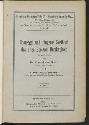 1: Seelbuch (Liber animarum)