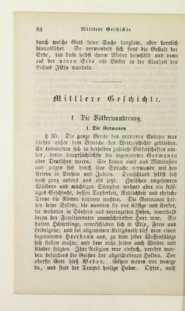 Mittlere Geschichte