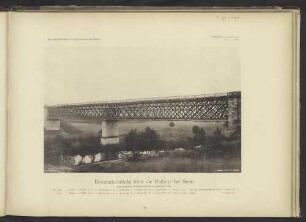 Eisenbahnbrücke über die Rednitz bei Stein.