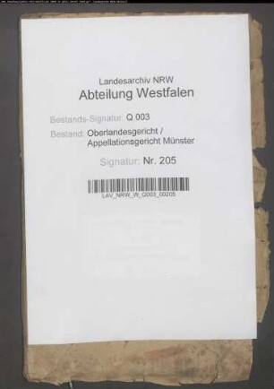 Kreditoren der Droste Nienbergschen Konkursmasse ./. Konkursmasse (Droste zu Erwitte, Droste Senden, von Ascheberg u.a.)