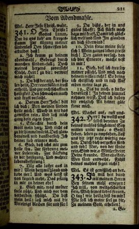 Vom Abendmahle. - Am Reformations-Feste.