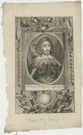 Bildnis des Carolus III., Hertzog zu Lothringen
