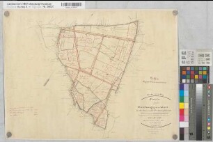Recklinghausen (Recklinghausen), Teilung der Distelner Gemeinheit, Übersichtskarte