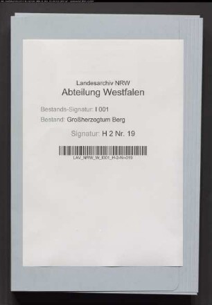 Grenz- und Gemarkungsbeschreibung des Amts Netphen (Forstinspektion Dillenburg)