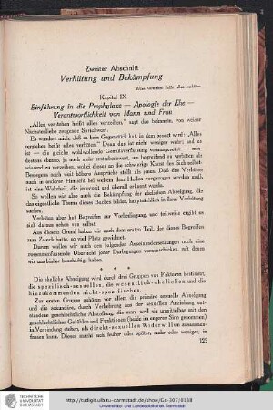 Zweiter Abschnitt. Verhütung und Bekämpfung