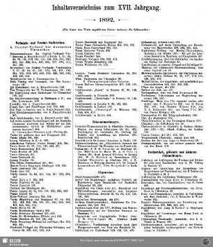 17.1892: Allgemeines Journal der Uhrmacherkunst