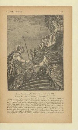 Paul Véronèse (1528 - 1588). - Venise triomphante. Palais des Doges, Venise. - Photographie Alinari