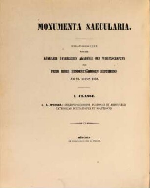Dexippu philosophu platōniku eis tas Aristotelus kategorias aporiai kai lyseis