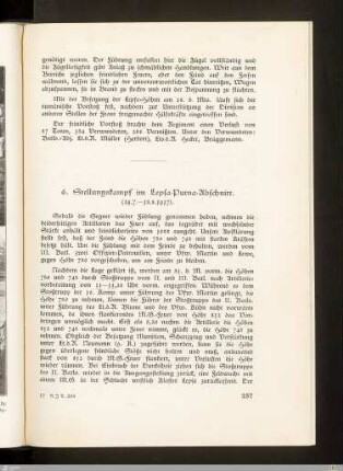 6. Stellungskampf im Lepsa-Purna-Abschnitt
