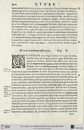 Cap. V.: De exercitationum differentijs