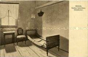 Goethes Schlafzimmer im Gartenhaus