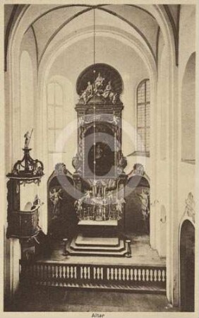 Chor der Hedwigskirche Brieg nach O