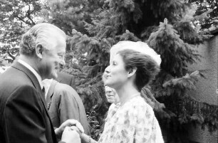 40. Tagung 1990 Mediziner: Gruppen mit Ministerpräsident Streibel, Gräfin Sonja Bernadotte
