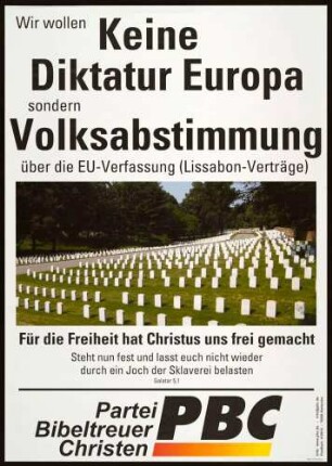 PBC, Europawahl 2009