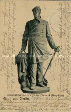 Hauptfigur aus dem Bismarck-Denkmal vor dem Reichstag