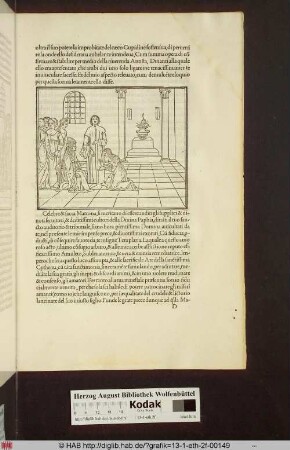 [Polia und Poliphilo vor der Königin der Nymphen]