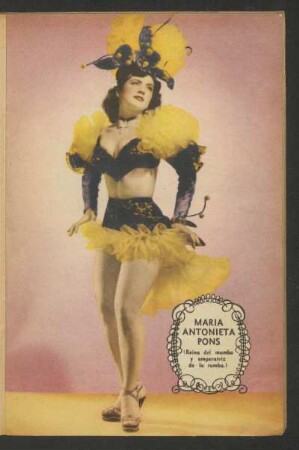 Maria Antonieta Pons (reina del mambo y emperatriz de la rumba) - [Fotografía]