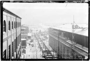 Bau Me 134 Eindampferei, Me 138 Gipsmüllerei, Me 139 Ammonsulfatfabrik, Me 140 Silo, Me 141 Gipslager, Me 231 Elektrische Unterstation, Me 537 Behälter, Straße II