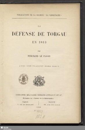 La défense de Torgau en 1813