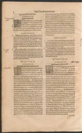 Quaestio Prima. - Quaestio X.