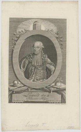Bildnis Leopold der IIte, Römischer Kayser