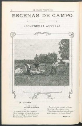 Escenas de campo : (Poniendo la argolla)