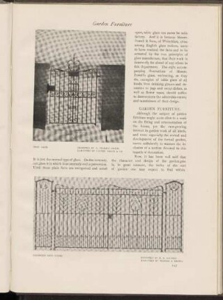 Garden furniture