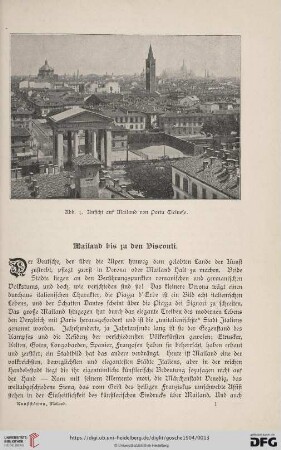 Mailand bis zu den Visconti