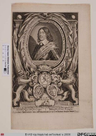 Bildnis Karl X. Gustaf, 1652 Pfalzgraf von Zweibrücken-Kleeburg, 1654-60 König von Schweden