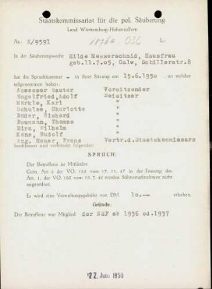 Messerschmid, Hilde