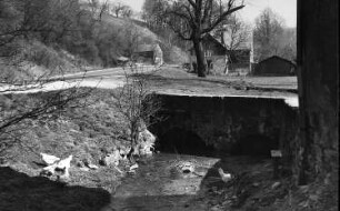 Wilsdruff-Herzogswalde. Alte Brücke bei der Dorfmühle