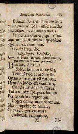 177-185, Rhythmus Ecclesiae, ...