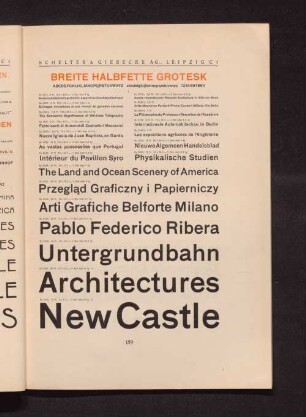 Breite halbfette Grotesk