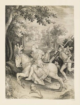Reiter und Landsknecht (Ritter und Landsknecht)