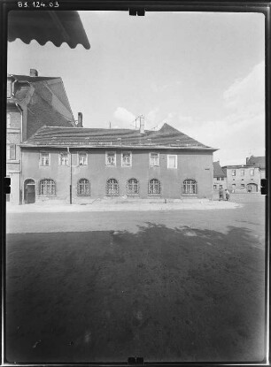 Delitzsch, Am Wallgraben. Wohnhaus. Straßenfront