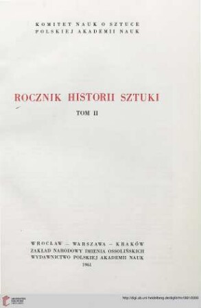 2: Rocznik Historii Sztuki