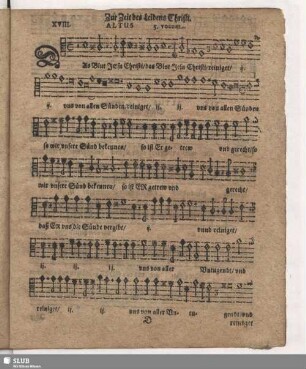 XVIII. Das Blut Jesu Christi