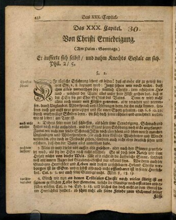 432-445, Das XXX. Capitel
