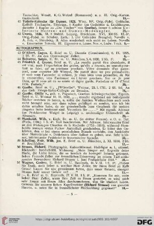 Autographen (Nr. 43-56)