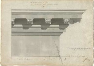 Speeth, Peter; Architekturentwürfe für den Unterricht - Gebälk (Detail)