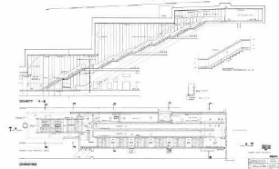 Stuttgart Schwabstraße: Treppenanlage H87/88 Bahnsteig Treppenanlage